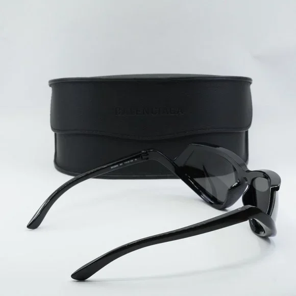 FINAL PRICE NEW BALENCIAGA BB0289S 001 BLACK SILVER SUNGLASSES - Picture 10 of 10